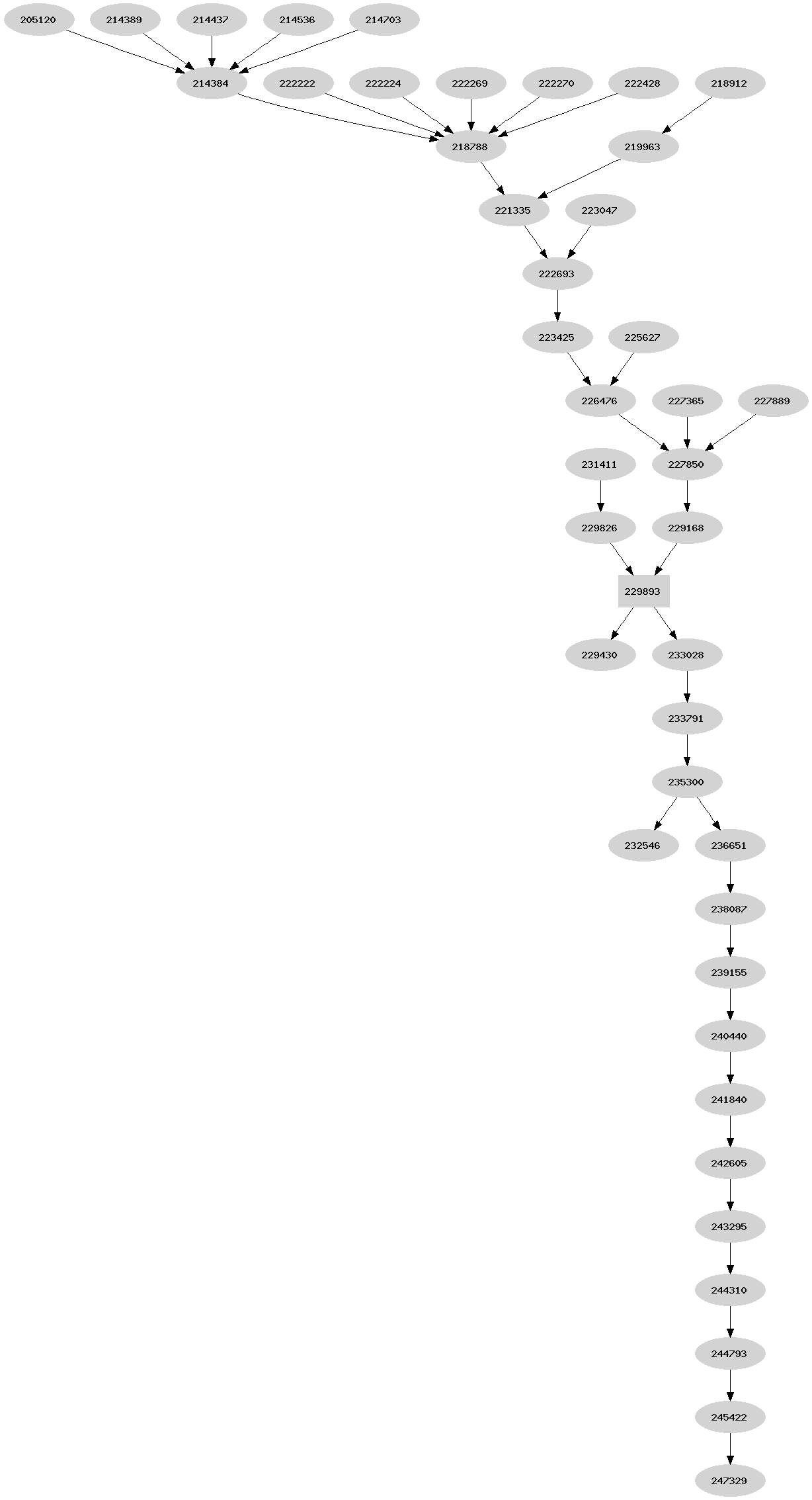 Dependency graph